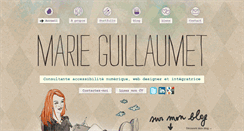 Desktop Screenshot of marieguillaumet.com